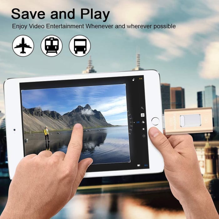 Portable USB Flash Drive for iPhone & iPad