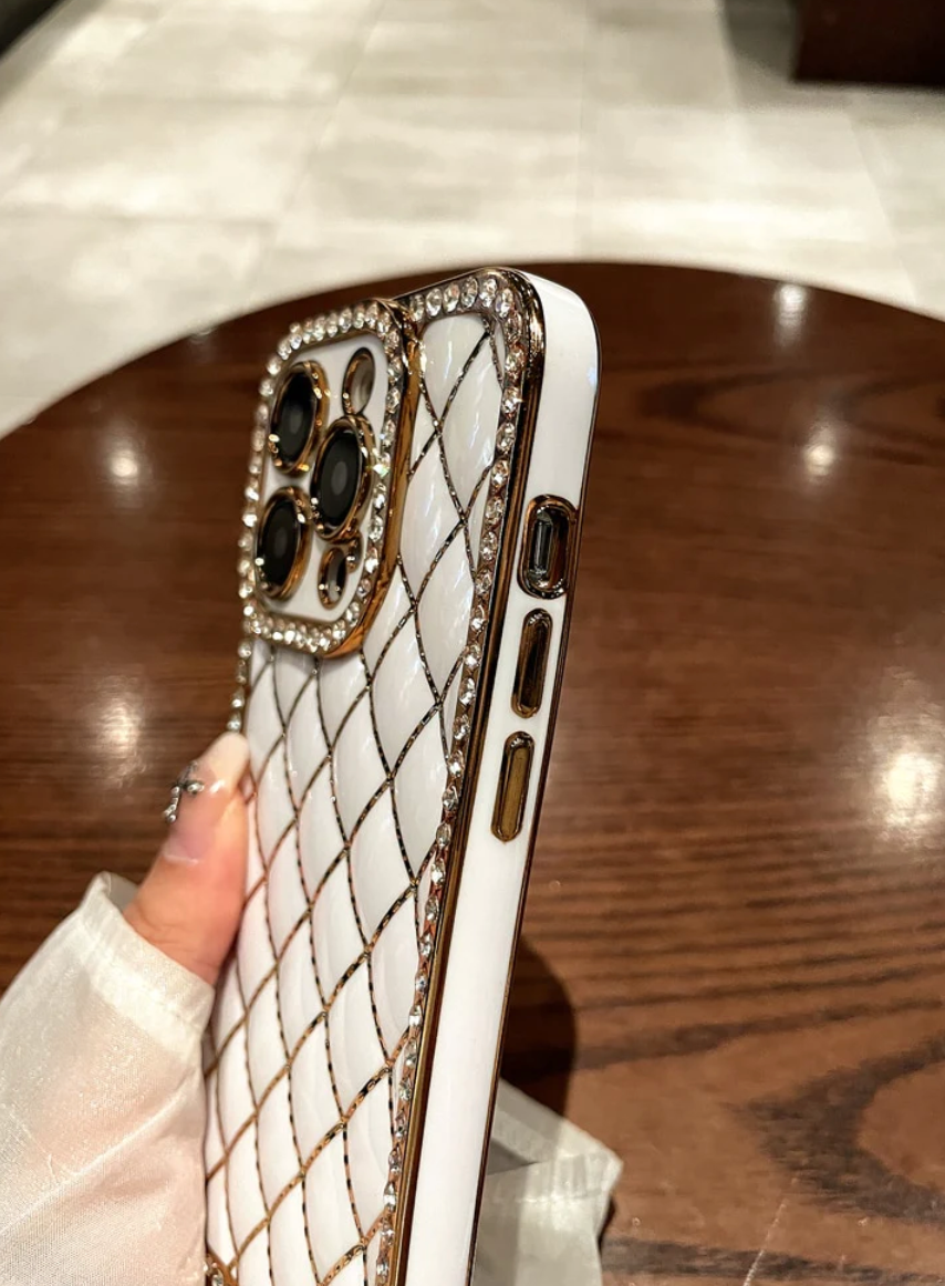 Electroplated Glitter Diamond Rhinestone Phone Case