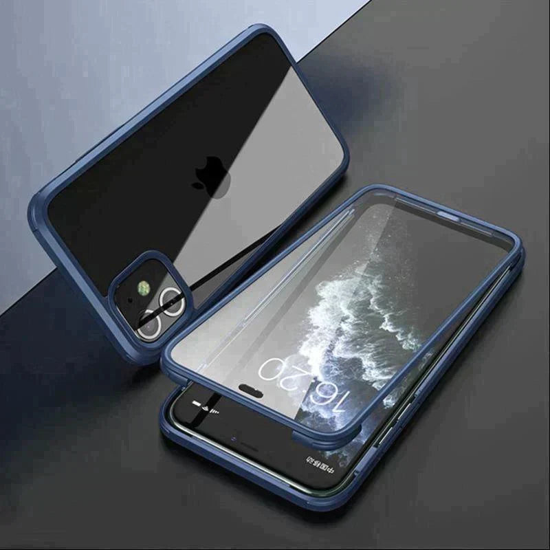 iPhone 13 Series (Front+Back) Double Magnetic Glass Case (BUY 1 GET 1 FREE🔥)